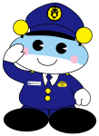敬礼キャッチくん（大）背景なし