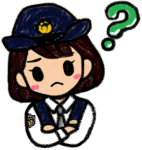No4358 くれよん女警さん　はてな冬